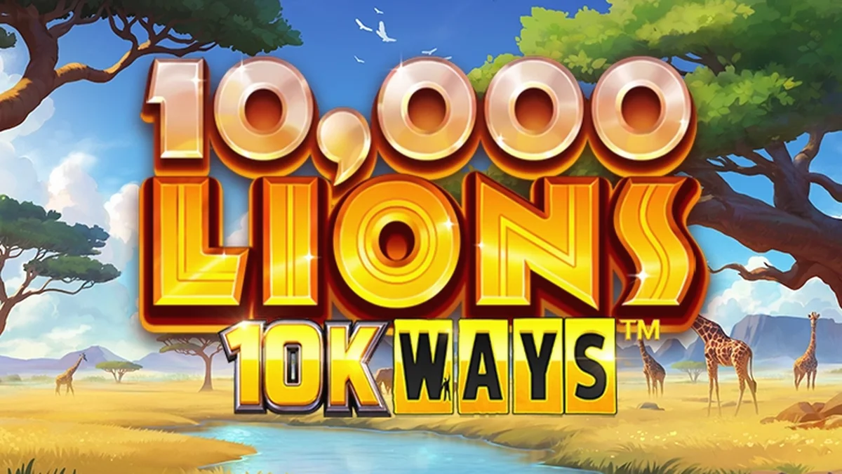 Interface do jogo 10,000 Lions 10K Ways